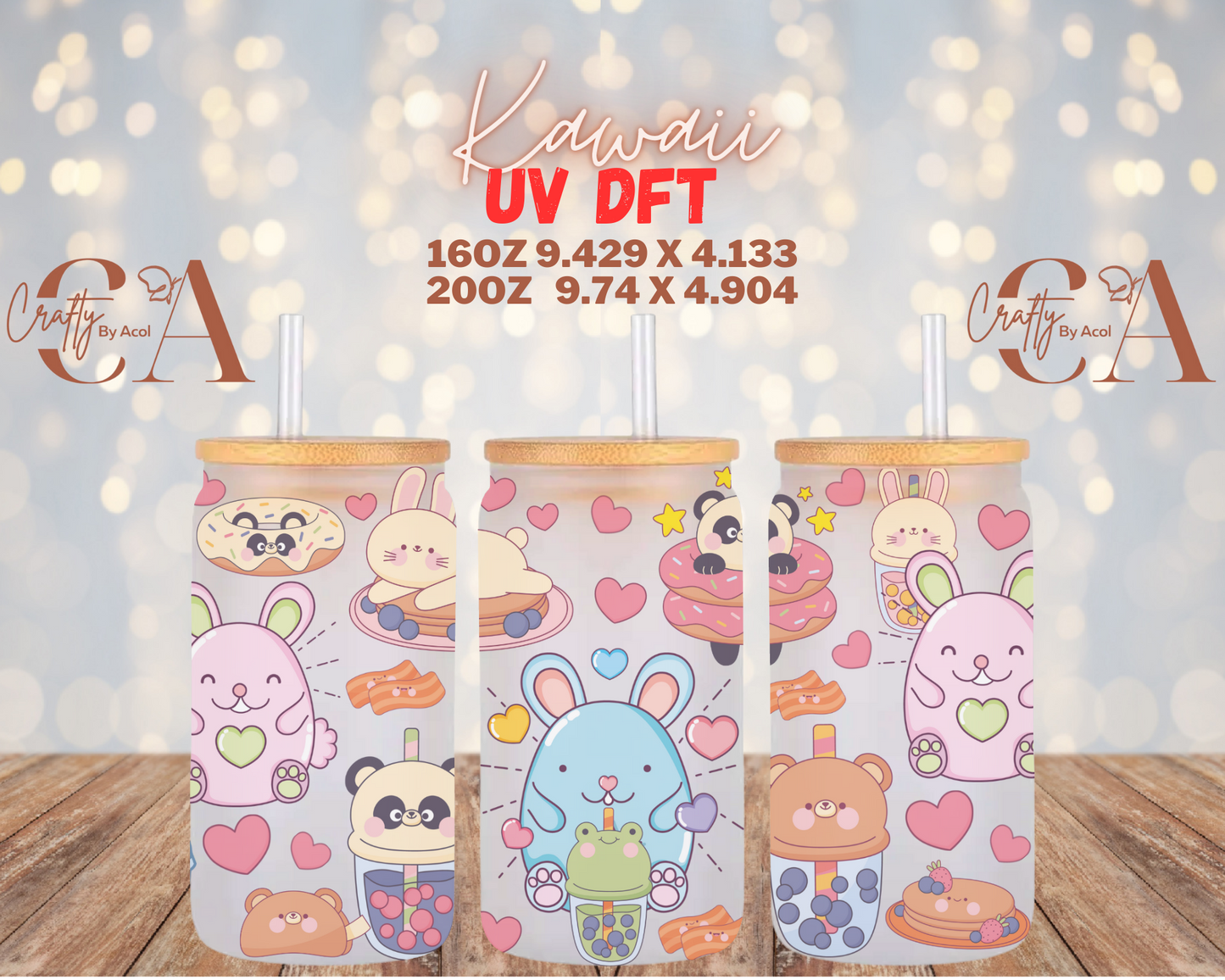 Kawaii UV DFT Cup Wrap