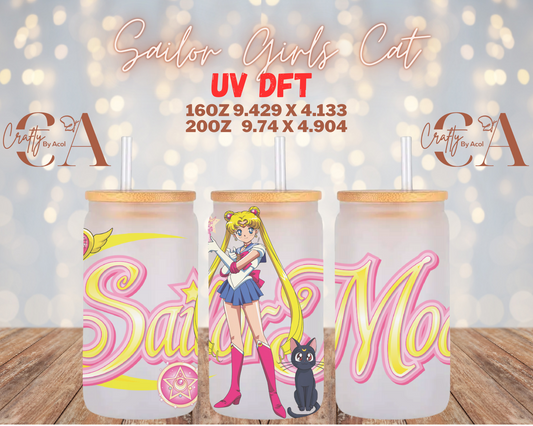 Sailor Girl Cat UV DFT Cup Wrap