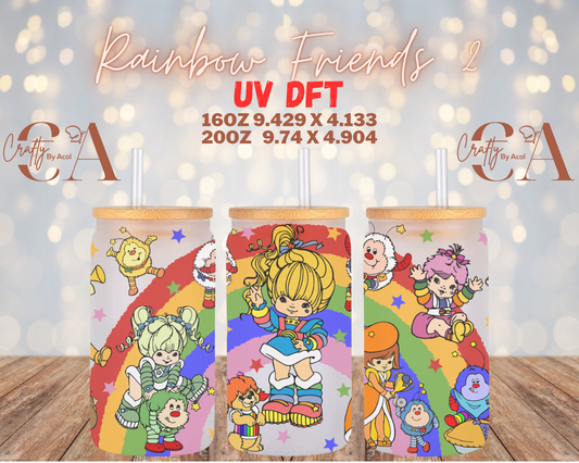 Rainbow Friends 1 UV DFT Cup Wrap