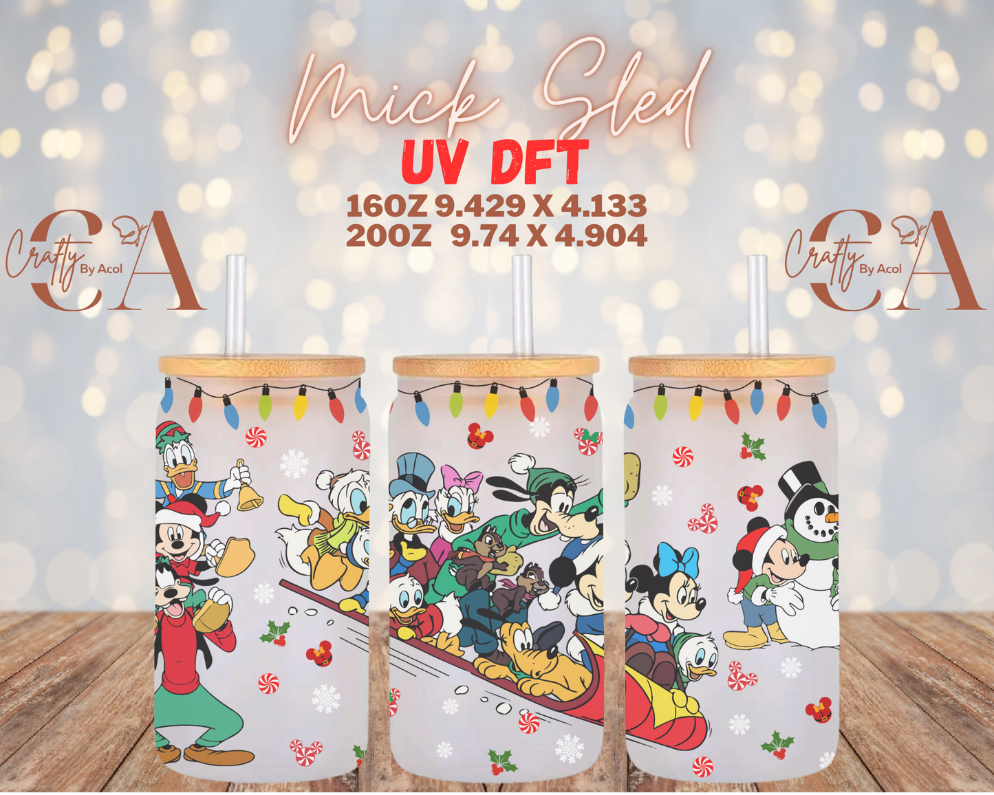 Mick Sled UV DFT Cup Wrap