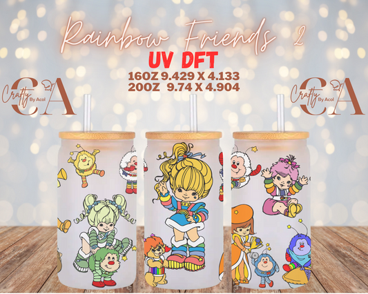Rainbow Friends 2 UV DFT Cup Wrap