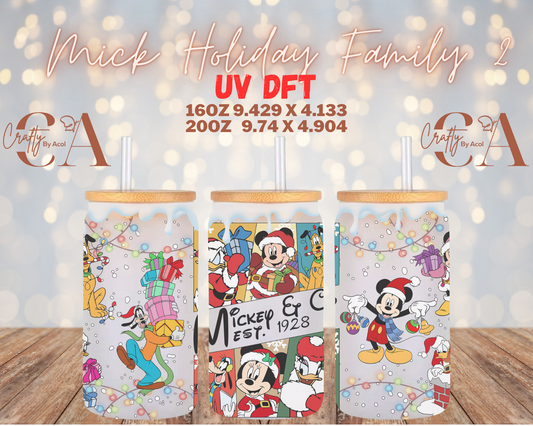 Mick Holiday Family UV DFT Cup Wrap