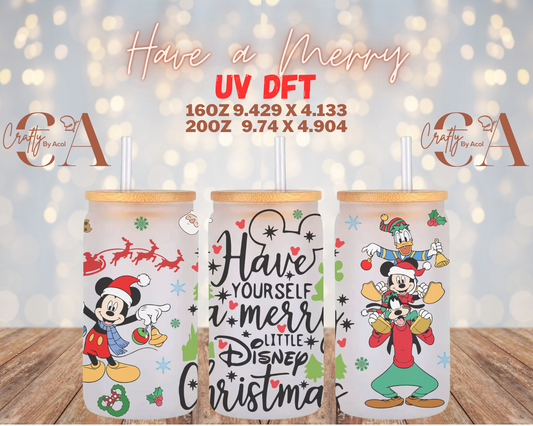 Have a Merry UV DFT Cup Wrap