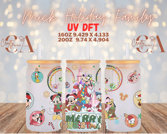 Mick Holiday Family UV DFT Cup Wrap