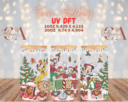 Team Holiday UV DFT Cup Wrap