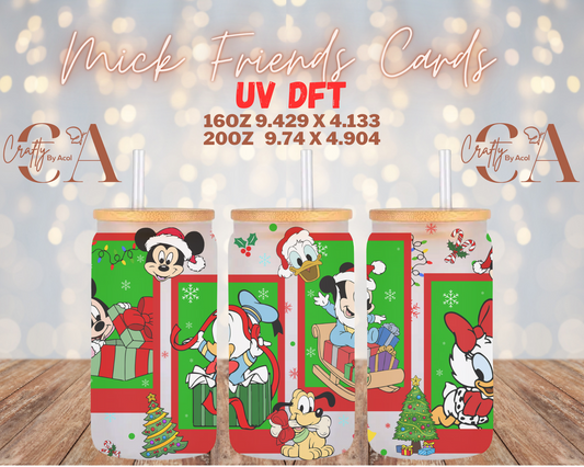 Mick Friends Cards UV DFT Cup Wrap