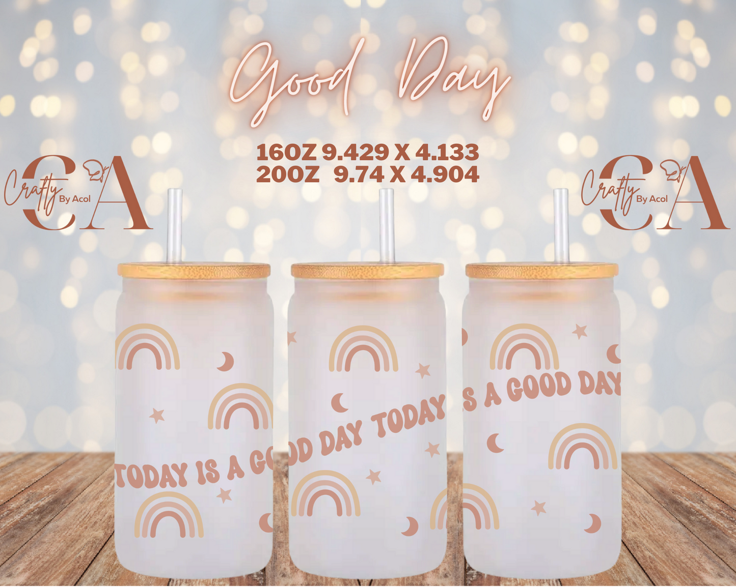 Good Day Vinyl Can Wrap