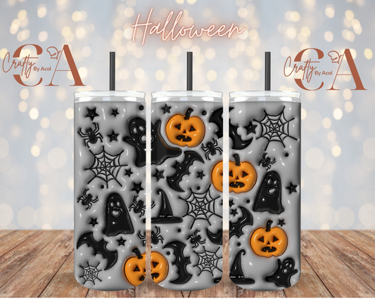 Halloween Vinyl Can Wrap
