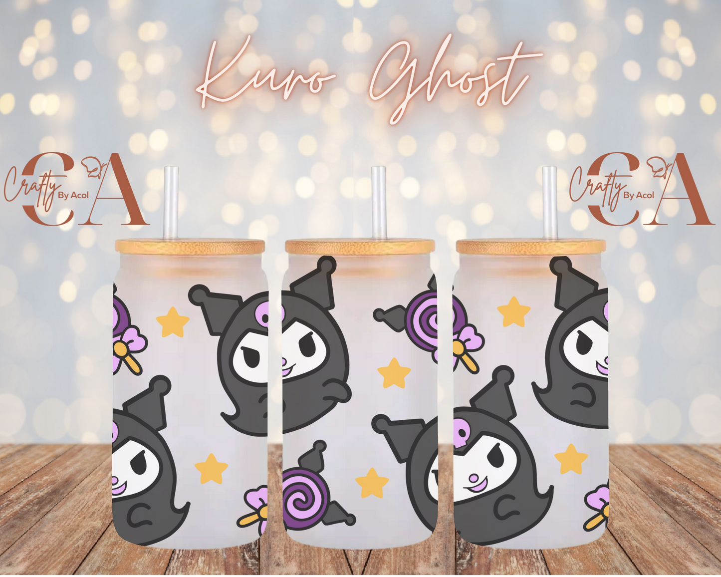 Kuro Ghost Vinyl Can Wrap