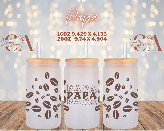 Papa Vinyl Can Wrap