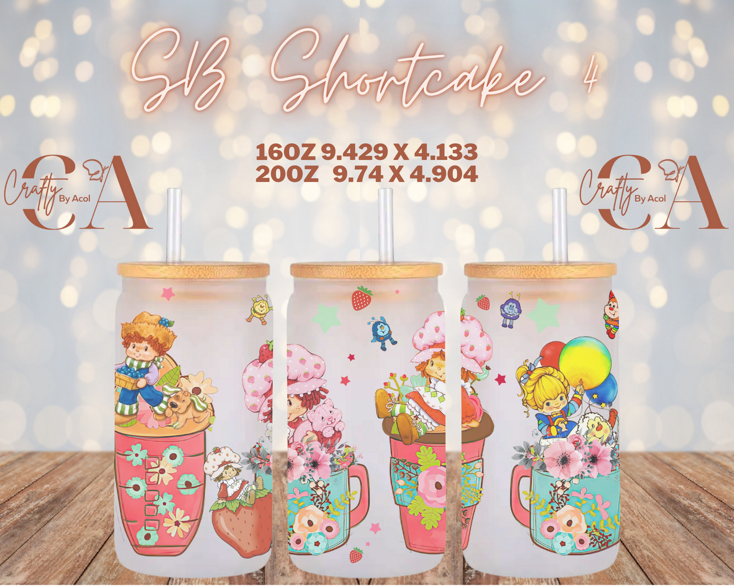 SB Shortcake 4 Vinyl Can Wrap