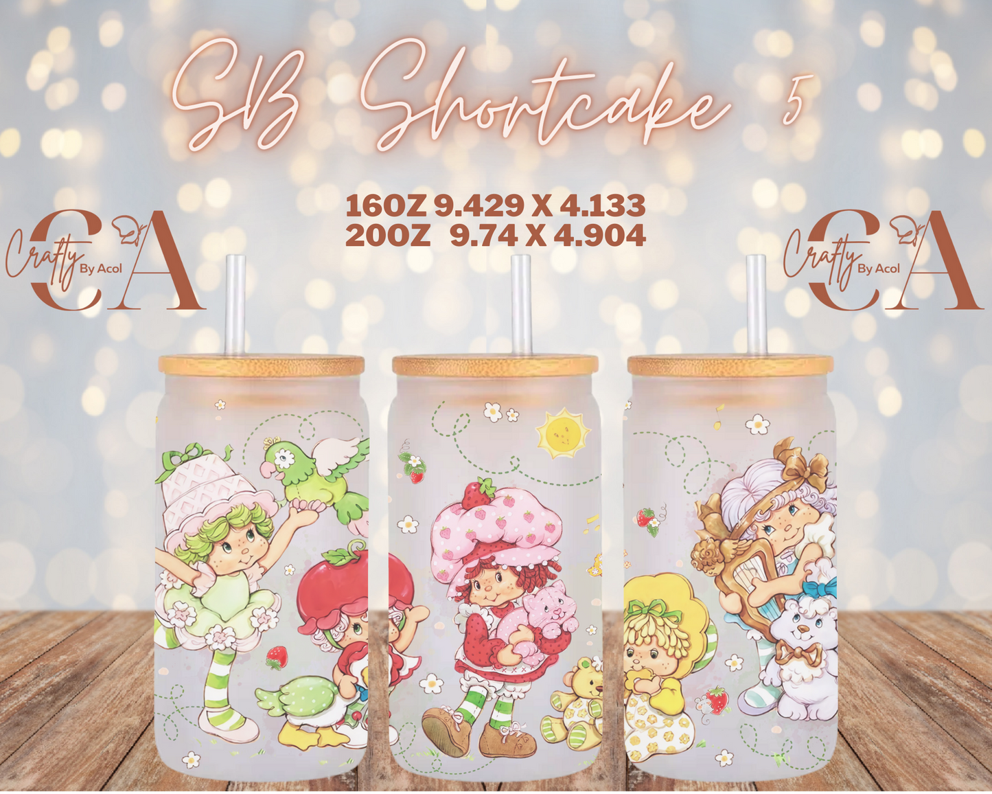 SB Shortcake 5 Vinyl Can Wrap