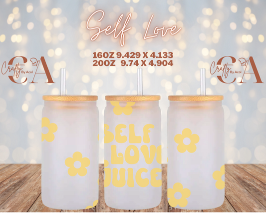 Self Love Vinyl Can Wrap