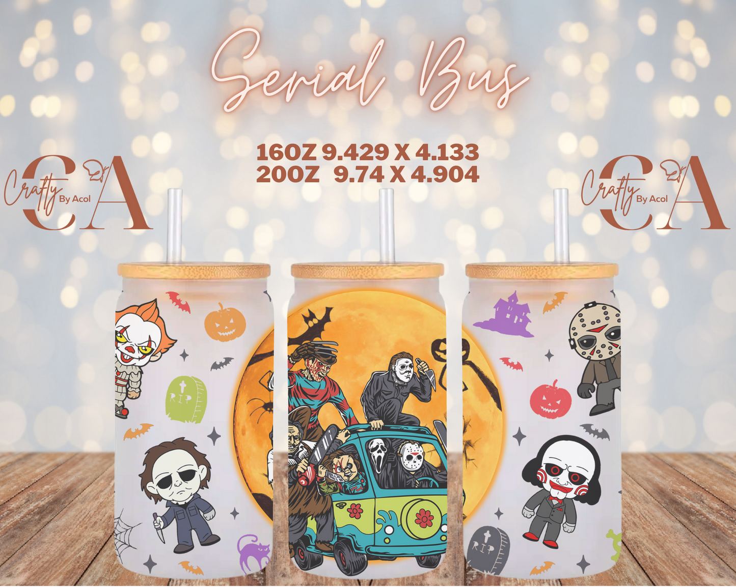 Serial Bus Vinyl Can Wrap