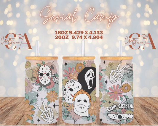 Serial Camp Vinyl Can Wrap