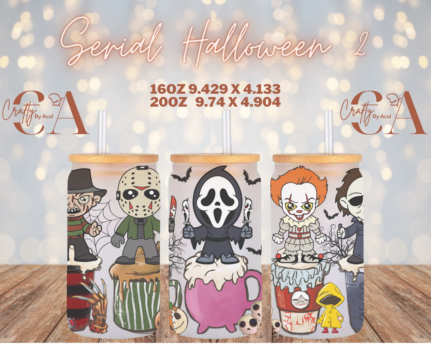 Serial Halloween 2 Vinyl Can Wrap
