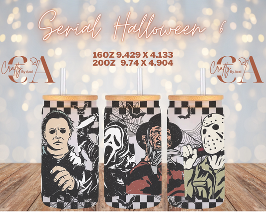 Serial Halloween 6 Vinyl Can Wrap