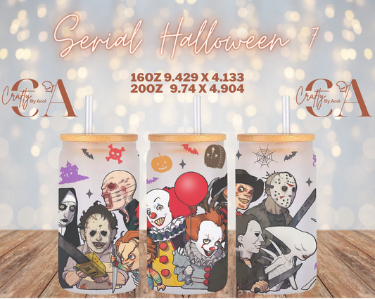 Serial Halloween 7 Vinyl Can Wrap