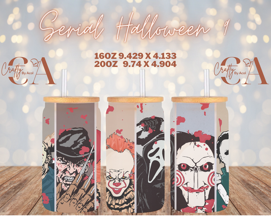 Serial Halloween 9 Vinyl Can Wrap