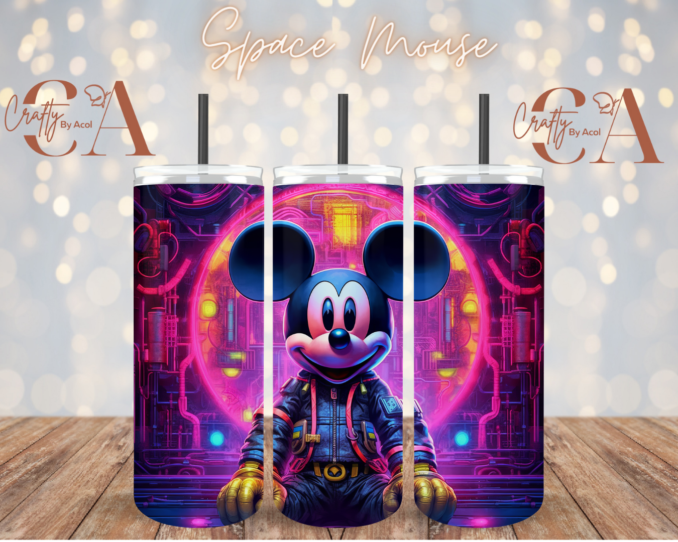 Space Mouse Vinyl Can Wrap