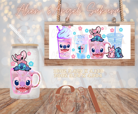 Alien & Angel Sakura UV DFT Cup Wrap