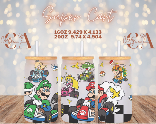 Super Cart Vinyl Can Wrap