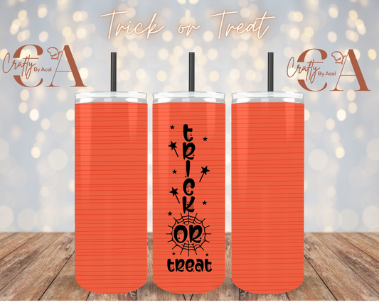 Trick or Treat Vinyl Can Wrap
