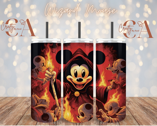 Wizard Mouse Vinyl Can Wrap