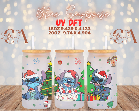 Blue Surprise UV DFT Cup Wrap