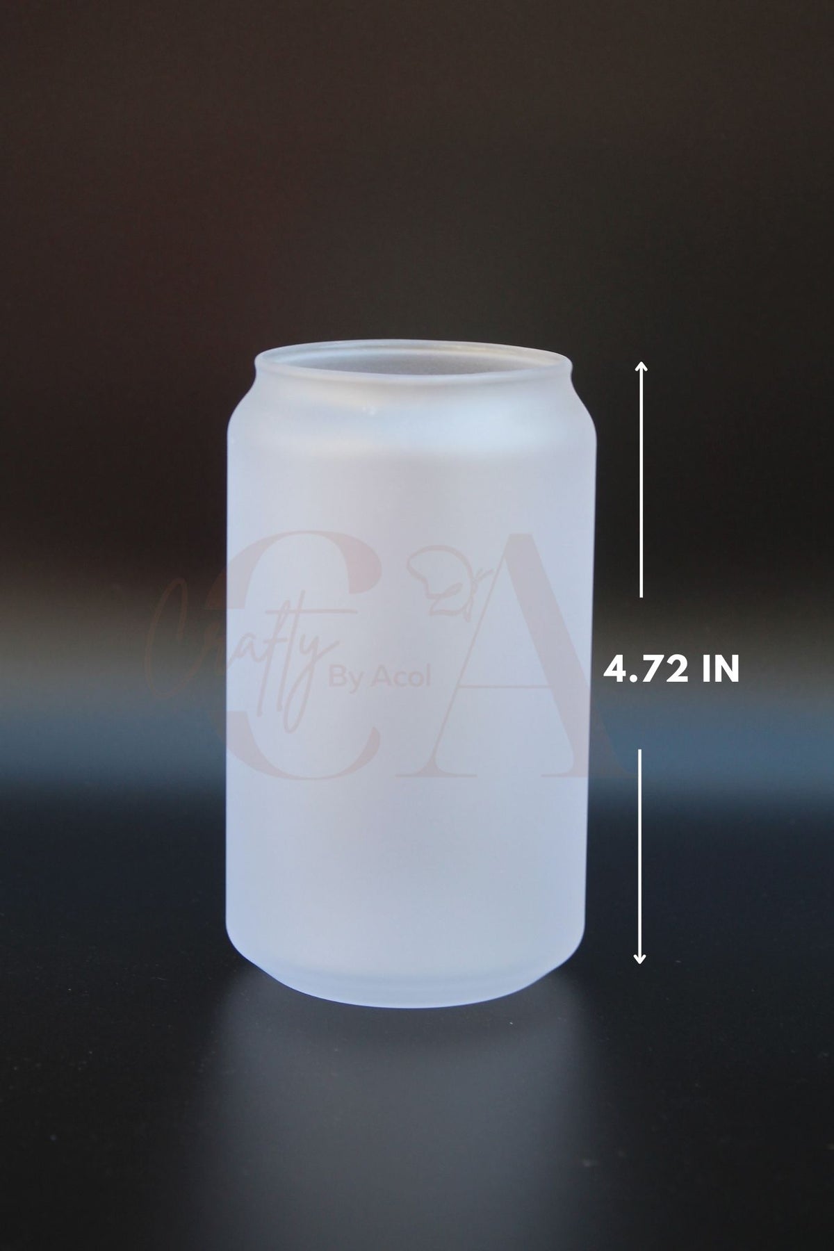 Libbey Glass Iridescent Cans, Sublimation Beer Cans