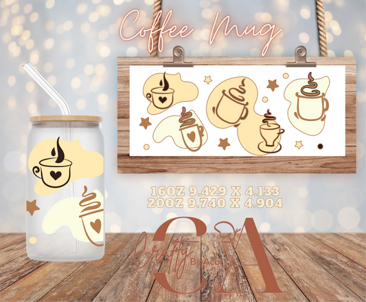 Coffee Mug Vinyl Can Wrap