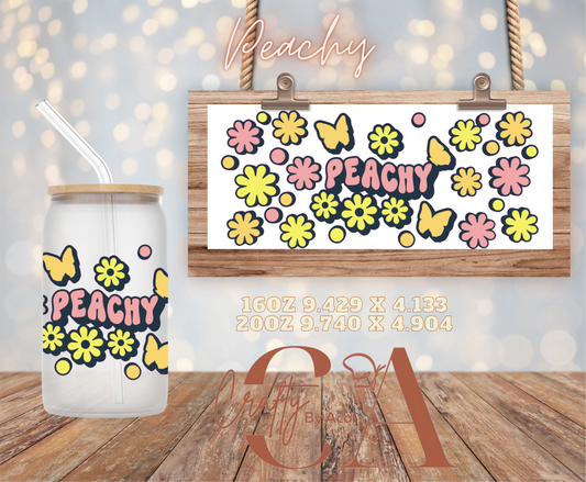 Peachy Vinyl Can Wrap