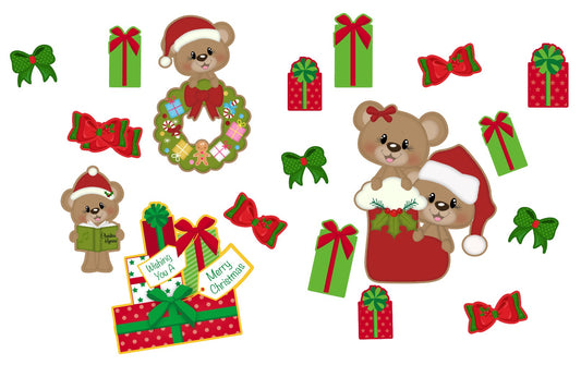 Holiday Mouse Gifts Vinyl Can Wrap