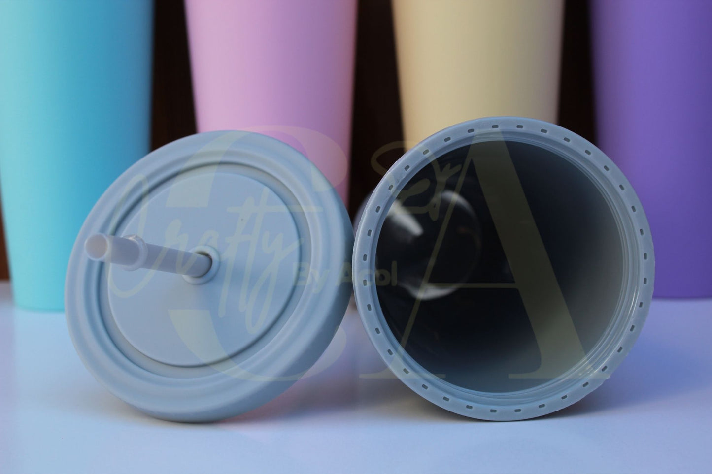 22oz Double Wall Colored Matte Tumblers