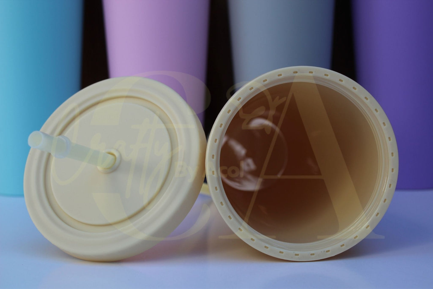 22oz Double Wall Colored Matte Tumblers