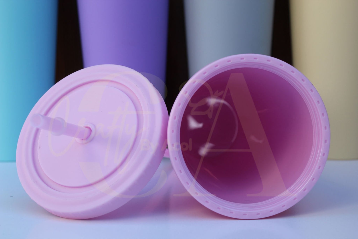 22oz Double Wall Colored Matte Tumblers