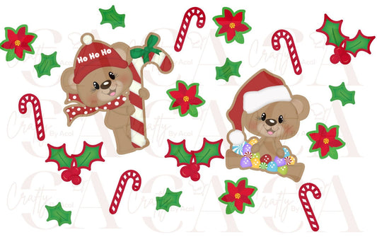 Holiday Mouse Mistletoe Vinyl Can Wrap