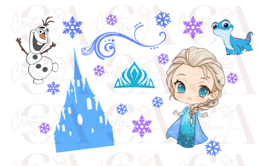 Let it go Vinyl Can Wrap