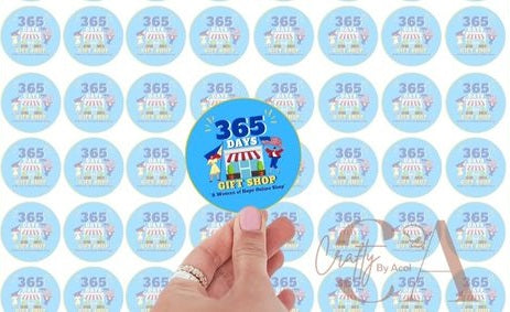 Custom Printed Logo Sticker