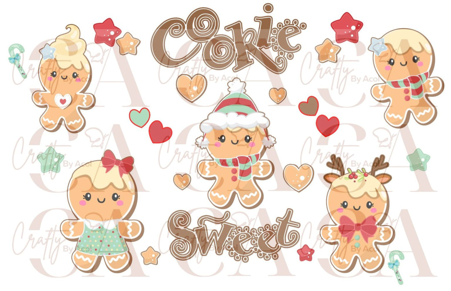 Holiday Cookie Sweet Vinyl Can Wrap