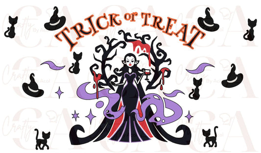 Vampire Lady Vinyl Can Wrap