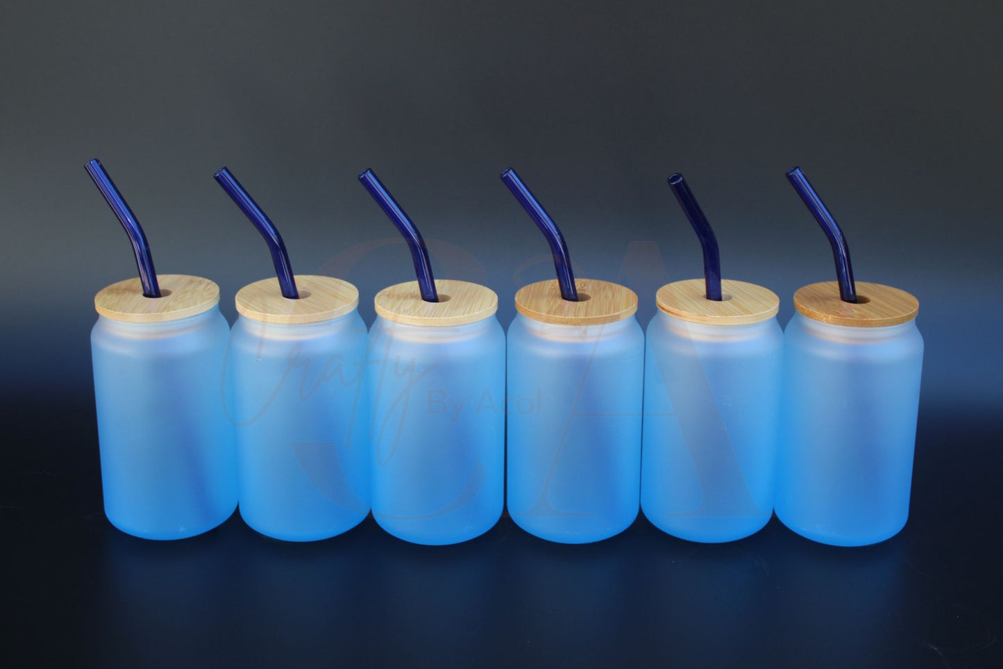 12oz Sublimation Colored Beer Can Glass