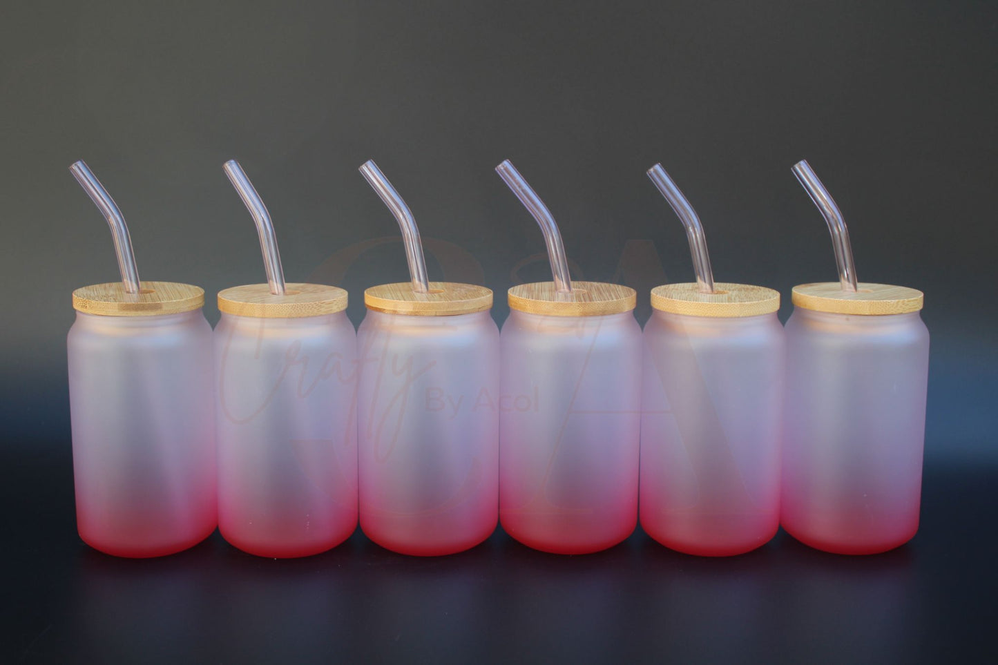 12oz Sublimation Colored Beer Can Glass