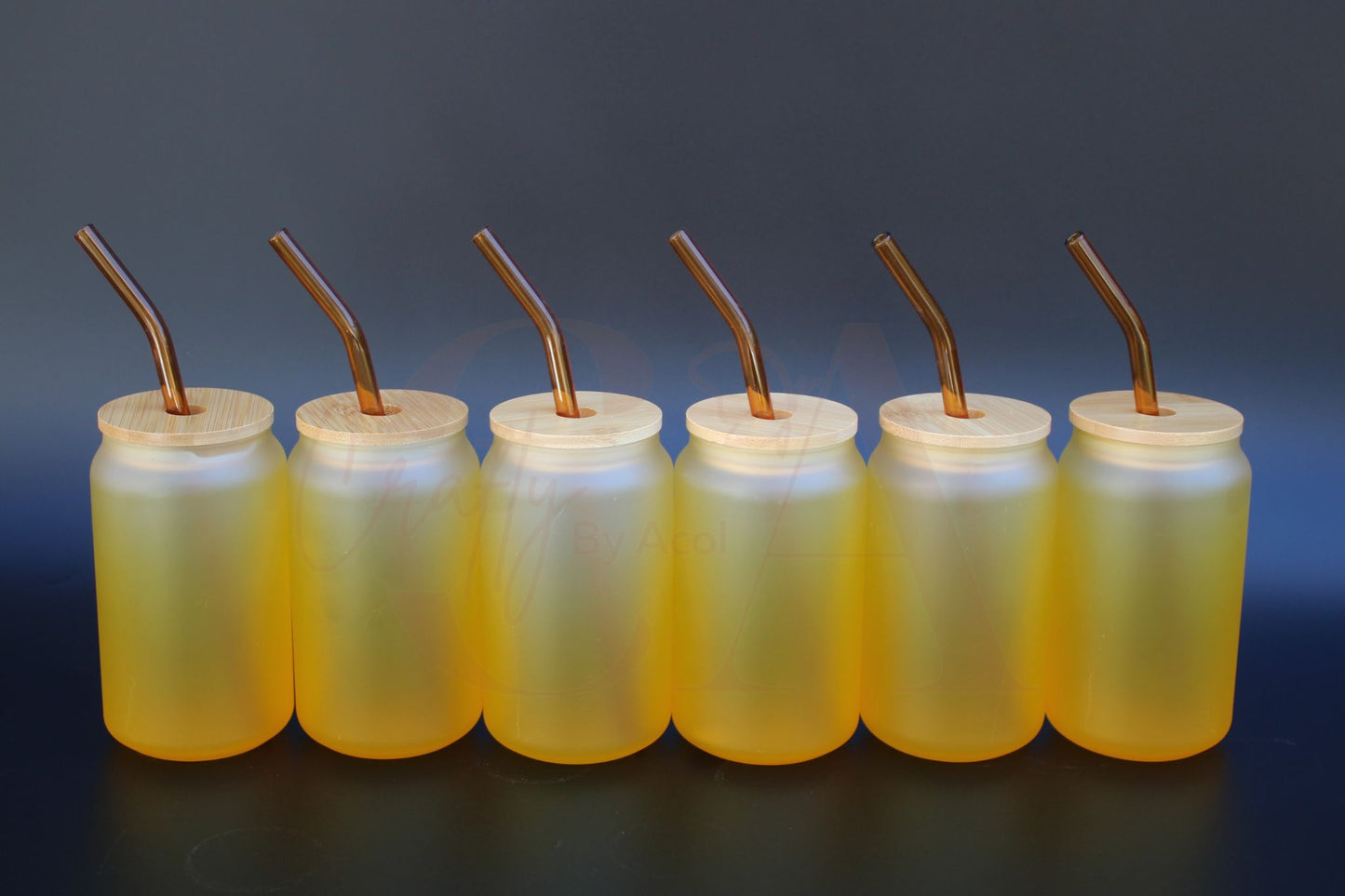 12oz Sublimation Colored Beer Can Glass