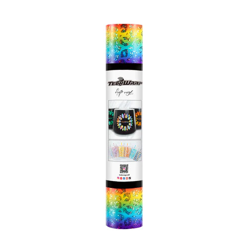 (TECKWRAP) Holo Rainbow Pattern Adhesive Vinyl