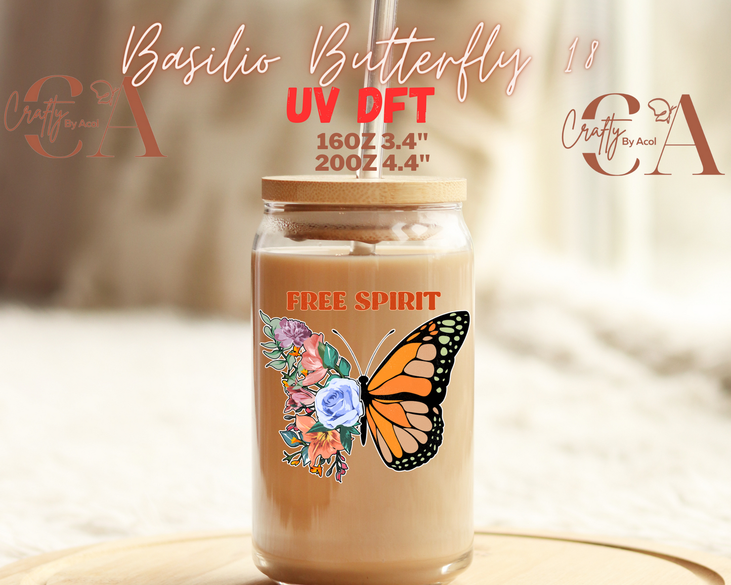 Basilio Butterfly UV DFT Decal