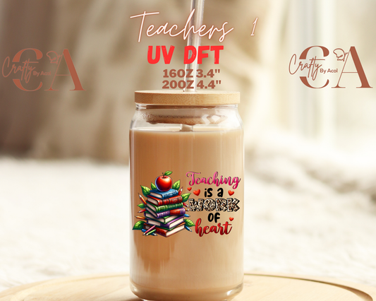 Teacher Appreciation UV DFT Decal