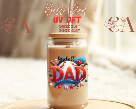 Best Dad UV DFT Decal