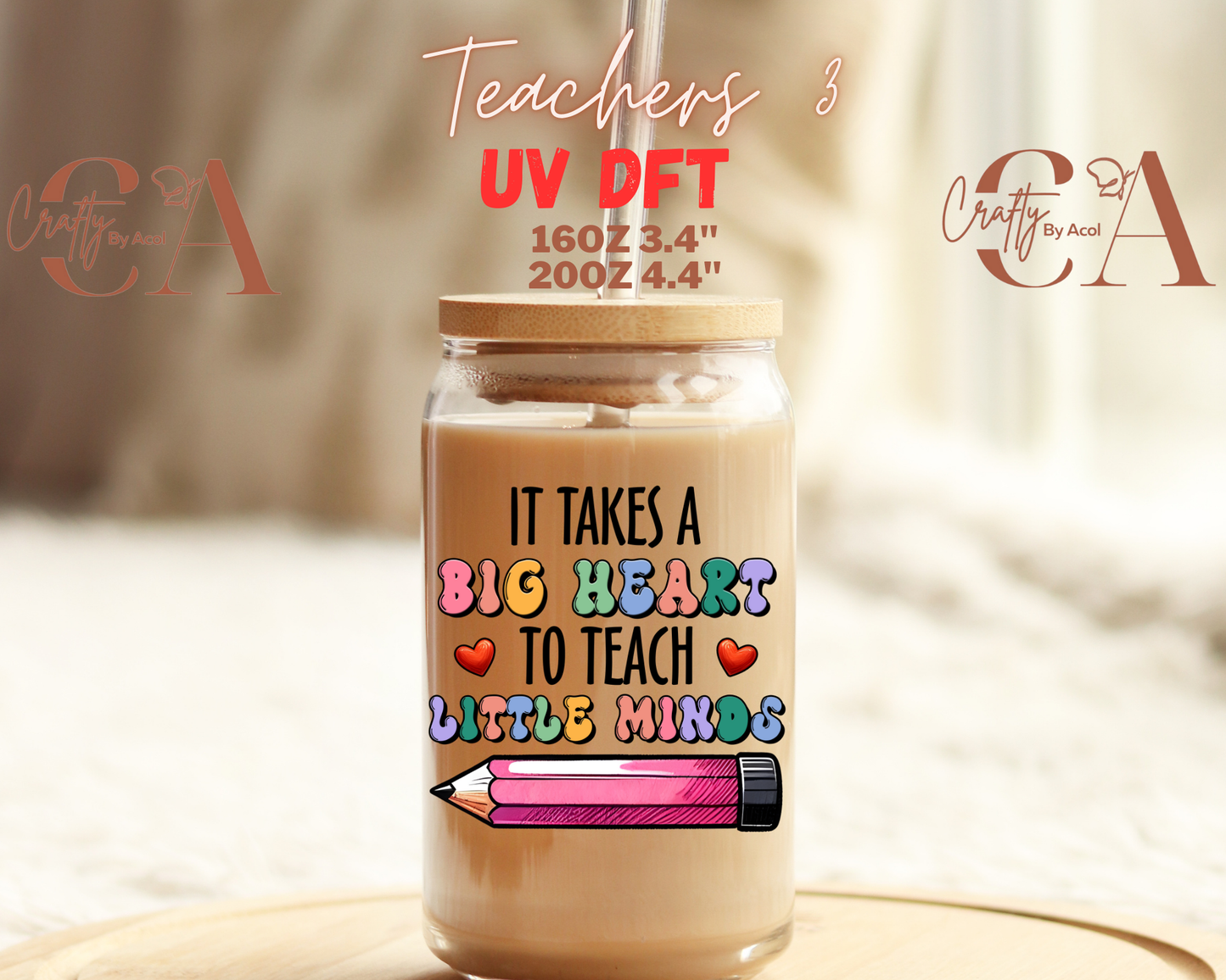 Teacher Appreciation UV DFT Decal