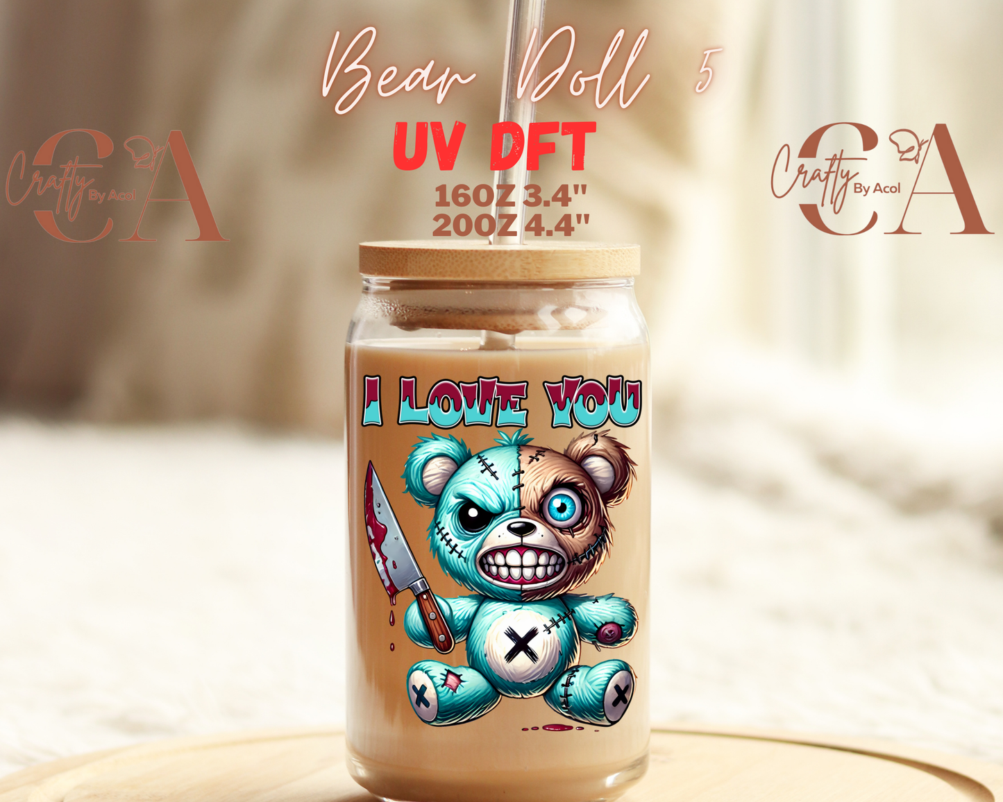 Bear Doll UV DFT Decal